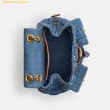  Balo Coach Tabby Backpack With Quilting CZ747 Indigo 