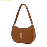  Túi Đeo Vai MLB Monogram Embo Hobo Bag Boston Red Sox Brown 3ABQS022N-43BRS 