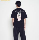  Áo Phông ADLV Tanning Opanchu Usagi Basic Logo Short Sleeve T-Shirt Đen 