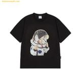  Áo Phông ADLV Baby Face Space Suit Boy Sleeve T-Shirt Đen 