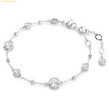  Vòng Tay , Lắc Tay Swarovski Imber bracelet Round cut, White, Rhodium plated 5696079 