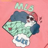  Áo Sweat MLB LIKE Cartoon Overfit Man-to-Man B (Coral) 3AMTL0224-43COS 