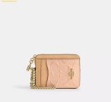  Ví Thẻ Coach Zip Card Case In Signature Leather With Charm CFI29 