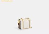  Túi Đeo Vai Coach Claire Crossbody Bag Signature Rivet CX260 Màu Trắng Kem 