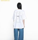  Áo Phông ADLV Bear Doll Line Archive Short Sleeve T-Shirt Trắng 