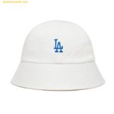  Mũ Bucket MLB Basic Dome Hat LA (White) 3AHT5502N-07WHS 