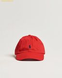  Mũ Lưỡi Trai Polo Ralph Lauren The Iconic Cotton Chino Ball Cap Red 