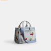  Túi Tote Coach Cargo Tote Bag 20 With Cherry Embroidery Denim Multi CDY91 