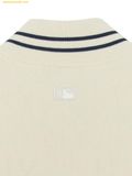  Áo Cardigan MLB Women's Classic Monogram Tonton Zip-Up Cardigan New York Yankees 3FKCM0154-50CRS - Trắng Kem 