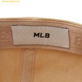  Mũ Lưỡi Trai MLB Culsive Lettering Unstructured Ball Cap SD (L.Beige) 3ACPVL34N-13BGL 