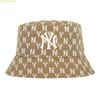 Mũ Bucket MLB Classic Monogram Jacquard Bucket Hat NY (BEIGE) 32CPHV111-50B Begi
