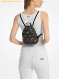  Balo Mini Michael Kors Rhea Extra-Small Printed Signature Logo Backpack Màu Đen 
