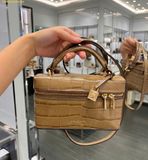  Túi Đeo Chéo Michael Kors Jana Extra-Small Crocodile Embossed Leather Convertible Crossbody Bag 32F5GQ1C0E Husk 