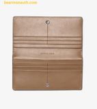  Ví Dài Michael Kors Carson Large Patent Crocodile Embossed Wallet Driftwood 35F5S2ZE3A 