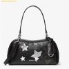 Túi Đeo Vai Michael Kors Cecily Small Embellished Shoulder Bag Đen