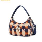  Túi Đeo Vai MLB Argyle Monogram Strap Hobo Bag New York Yankees - D.Navy 3ABQS072N-50NYD 