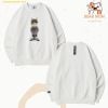 Áo Sweat Lifework Mono Hip Dog Sweatshirt Lw221Mt106 In Hình Chó Đại Ca Đội Nón - Trắng