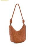  Túi Đeo Vai Guess Adelasia Top Zip Shoulder Bag Brown 