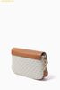  Túi Đeo Chéo Michael Kors Alice Small Flap Crossbody Bag in Logo Canvas Vanila 
