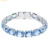  Vòng Tay Swarovski Millenia bracelet Octagon cut, Color gradient, Blue, Rhodium plated 5694135 