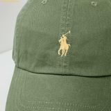  Mũ Lưỡi Trai Polo Ralph Lauren The Iconic Cotton Chino Ball Cap Green 