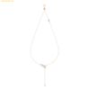  Dây Chuyền Swarovski Hyperbola Y necklace Infinity, White, 18k rose gold finish 5521346 