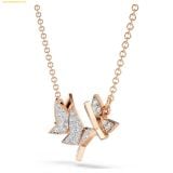  Dây Chuyền, Vòng Cổ Swarovski Idyllia Lilia necklace Butterfly, White - 5636422 