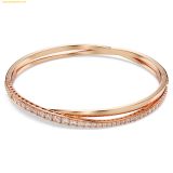  Vòng Tay, Lắc Tay Swarovski Hyperbola bangle White, Rose gold-tone plated 5620552 