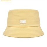  Mũ Bucket MLB Nylon Bucket Hat BOS (D.Beige) 3AHT0123N-43NBD Vàng Logo Go Kim Loại 