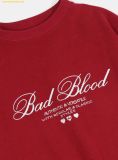  Áo Sweat Len Badblood Classic Logo sweatshirt - Red w-sweatshirt24-004 Đỏ 