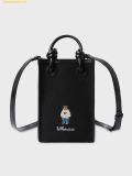  Túi Đeo Chéo WHOAU Canvas Mini Square Bag Đen 