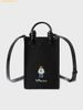 Túi Đeo Chéo WHOAU Canvas Mini Square Bag Đen