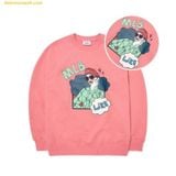  Áo Sweat MLB LIKE Cartoon Overfit Man-to-Man B (Coral) 3AMTL0224-43COS 