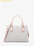  Túi Xách Michael Kors Marilyn Medium Signature Logo Convertible Satchel 35F5G6AS2B Soft Pink 