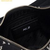  Túi Đeo Vai MLB Monogram Jacquard Hobo Bag New York Yankees Black 3ABQS014N-50BKS 