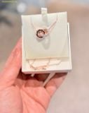  Dây Chuyền Swarovski Dextera pendant Round cut, White, 18K rose gold plated 5738200 
