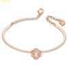  Vòng Tay, Lắc Tay Swarovski Una bangle Clover, Pink, 18k rose gold finish 5516476 