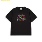  Áo Phông ADLV Animated Font Short Sleeve T-Shirt Đen 