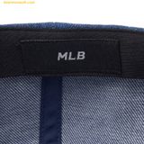  Mũ Lưỡi Trai MLB Culsive Lettering Denim Color Block Unstructured Ball Cap LA Dodgers Indigo - 3ACPVD24N-07INS 