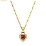  Dây Chuyền, Vòng Cổ Swarovski Chroma pendant Heart, Red, Gold-tone plated 5648750 