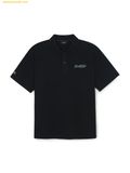  Áo Polo MLB Varsity Small Cursive Oversized Collared T-shirt New York Yankees 