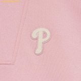  Áo Sweat MLB Basic Small Logo Half Zip-Up Fleece Overfit Man-to-Man PHI (L.Pink) 3AMTB1536-10PKL Hồng Nhạt 