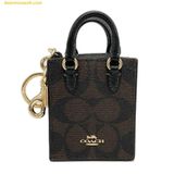  Chram COACH Classic C Logo Keychain, Airpods Storage Bag 