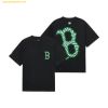 Áo Phông MLB Checkerboard Clipping Logo Overfit Short Sleeve T-Shirt BOS (Black) 3ATSO0233-43BKS