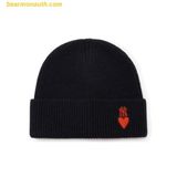  Mũ Len MLB heart mid beanie New York Yankees 3ABNM1036-50BKS Đen 