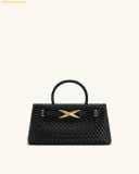  Túi Xách JW PEI Elora Woven Tote Bag - Black 