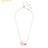  Dây Chuyền Swarovski Zodiac Rabbit Necklace Rabbit And Carrot, Multicolored, Rose Gold-Tone Plated 5647971 