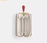  Ví Thẻ Coach Essential Small Zip Around Card Case With Cherry Print CZ117 Chalk Multi 