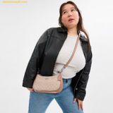  Túi Đeo Vai Coach Teri Shoulder Bag In Signature Canvas CV933 Silver 