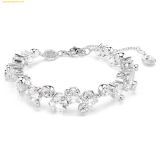  Bộ Dây Chuyền, Lắc , Bông Tai Swarovski Constella set Mixed cuts, White, Rhodium plated 5738285 